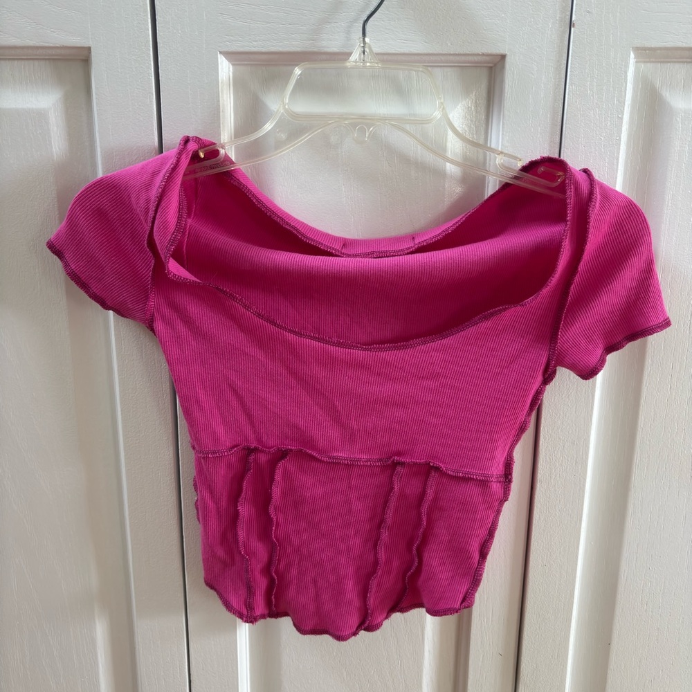 Urban Outfitters Pink Crop Top